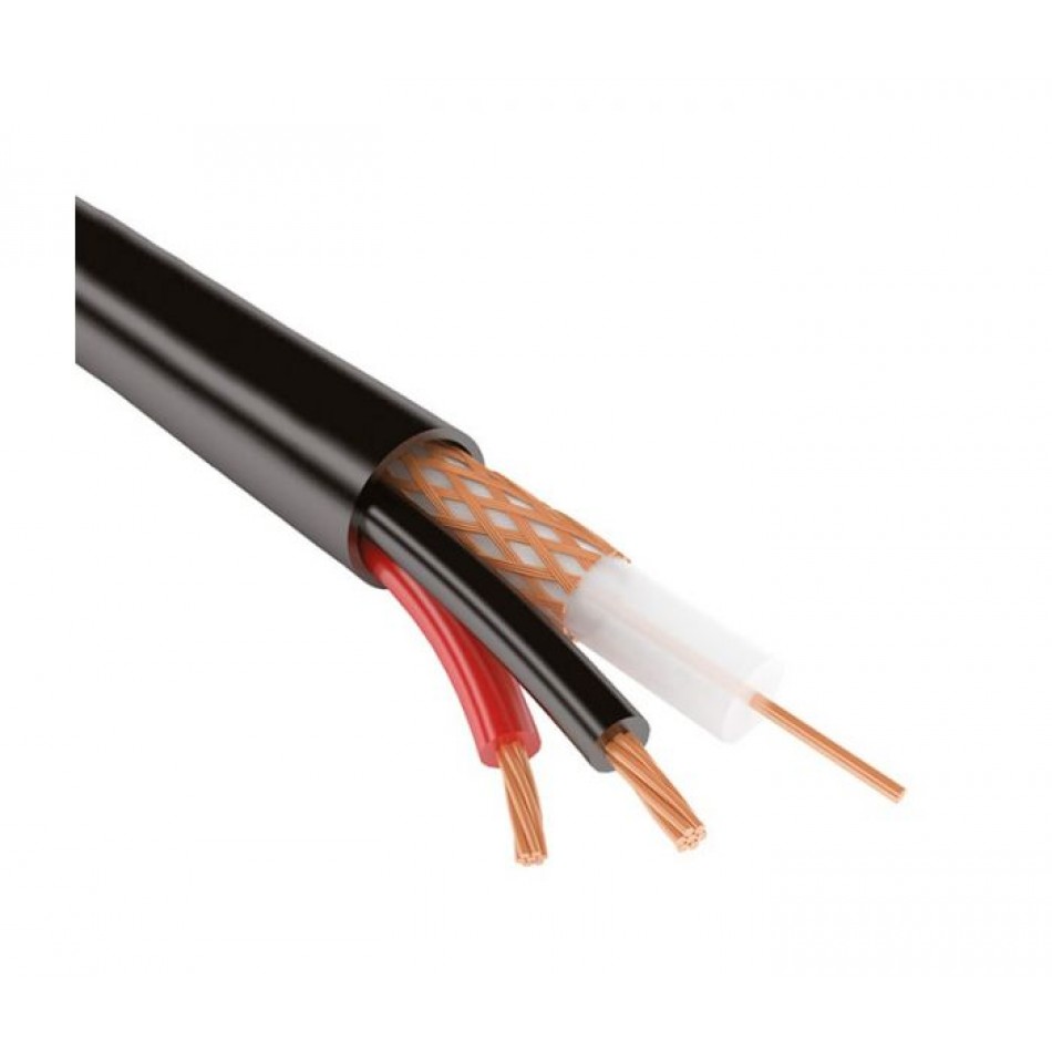 Кабель комбинированный RG59 B/U+2x0.75, купить кабель коаксиальный RG59 ...